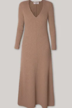 Adriel Wool and Cashmere-blend Dress