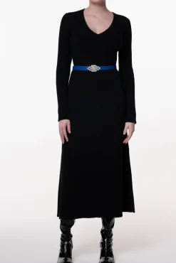 Adriel Wool and Cashmere-blend Dress