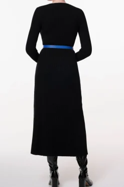 Adriel Wool and Cashmere-blend Dress