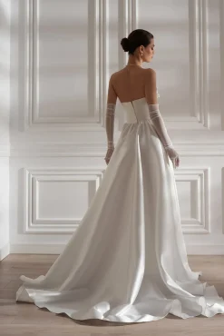 Alaya Mikado Dress In Ivory