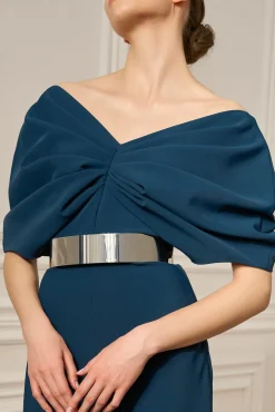 Amelia Dress In Prussian-Blue