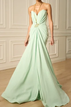Ammuri Long Dress In Pistachio