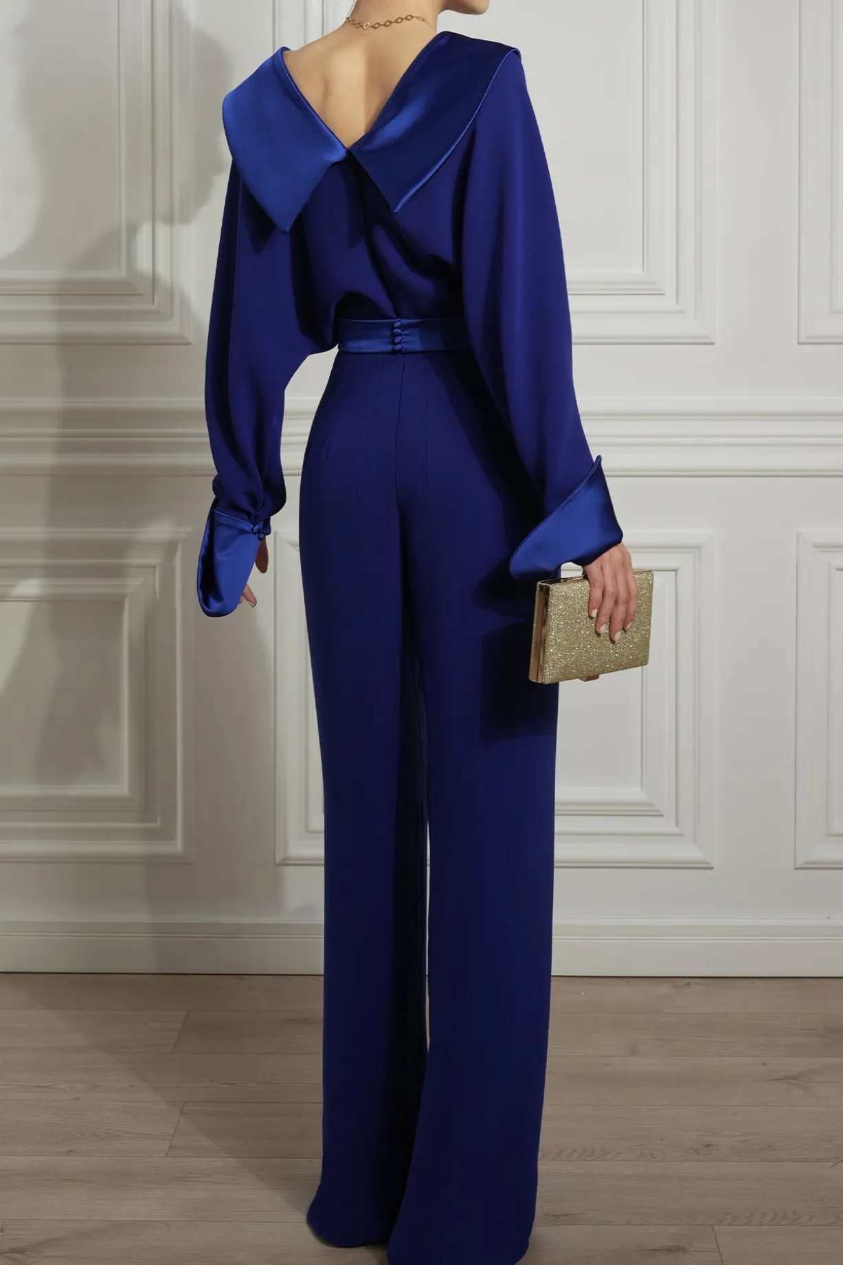 Angelina Jumpsuit In Royal-Blue