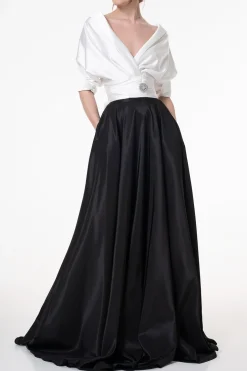 Angelina Satin Shirt In White