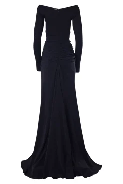 Anita Long Dress In Black