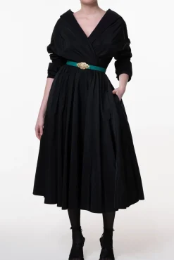 Carrie Midi Dress Black