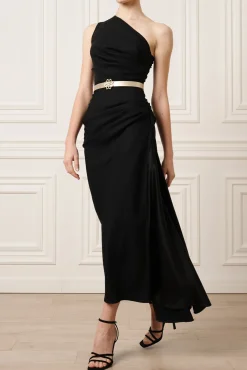 Charlotte Midi Dress In Black