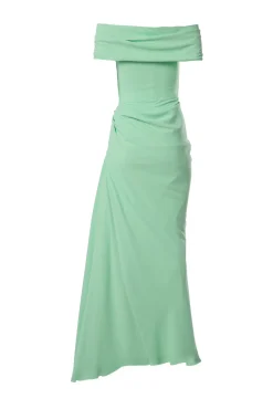 Gaia Long Dress In Avocado