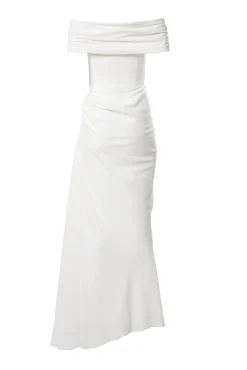 Gaia Long Dress In Off-White