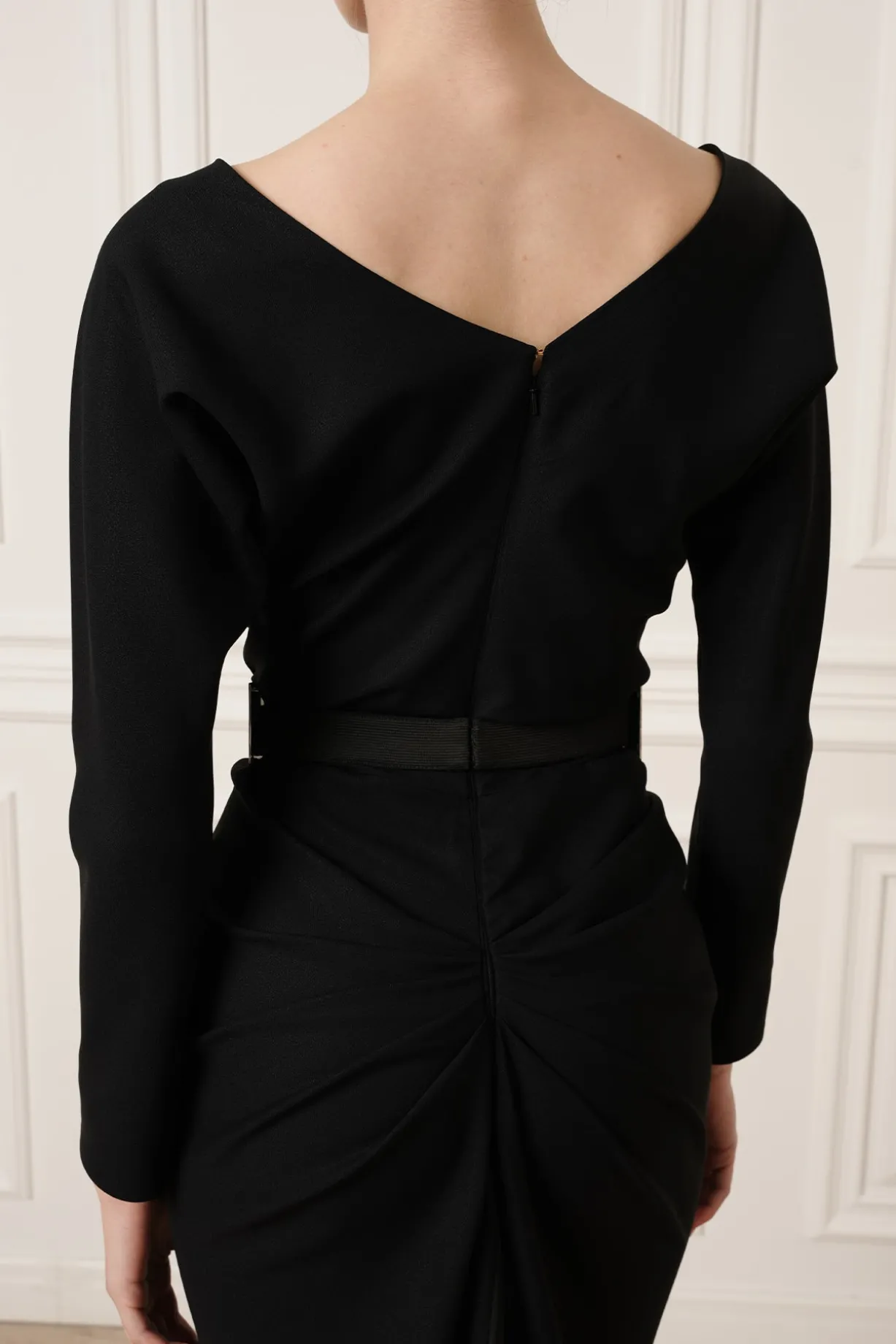 Jessica Midi Dress In Black