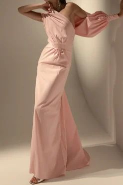 Karima Long Dress In Ballet-Pink