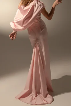 Karima Long Dress In Ballet-Pink