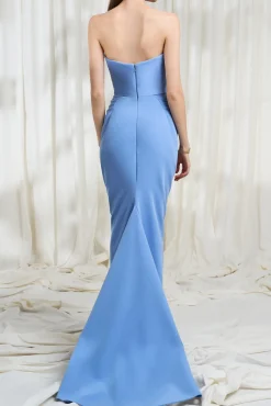 Keira Dress In Blue-Ciel