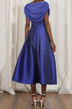Leah Jersey Top In Royal Blue