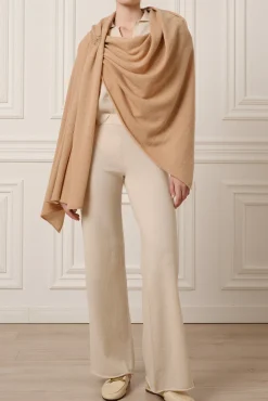 Lux Cashmere Scarf In Dune