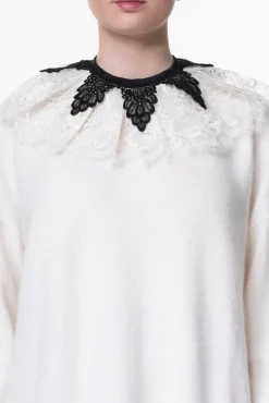 Margaret Ruffled Cotton Lace Collar