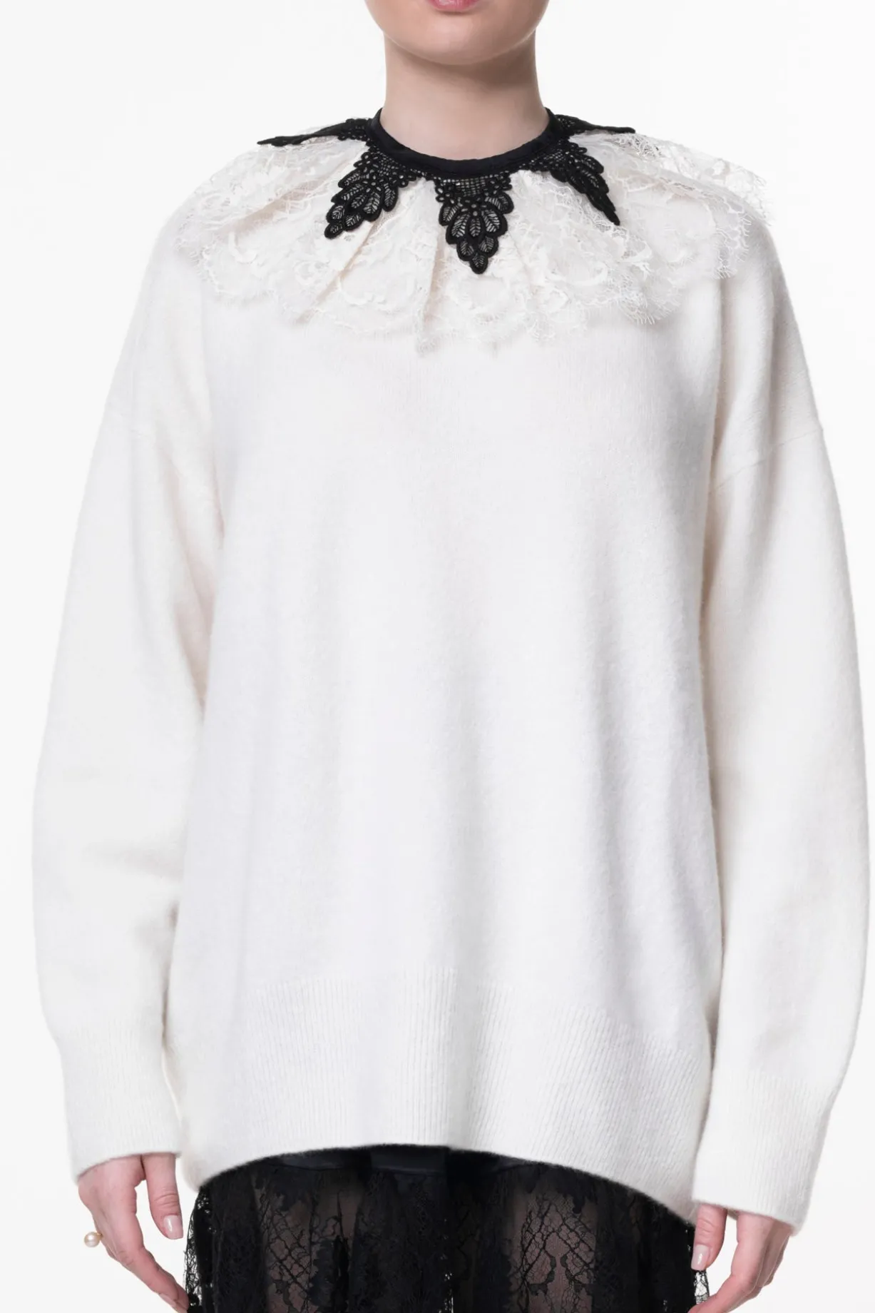 Margaret Ruffled Cotton Lace Collar