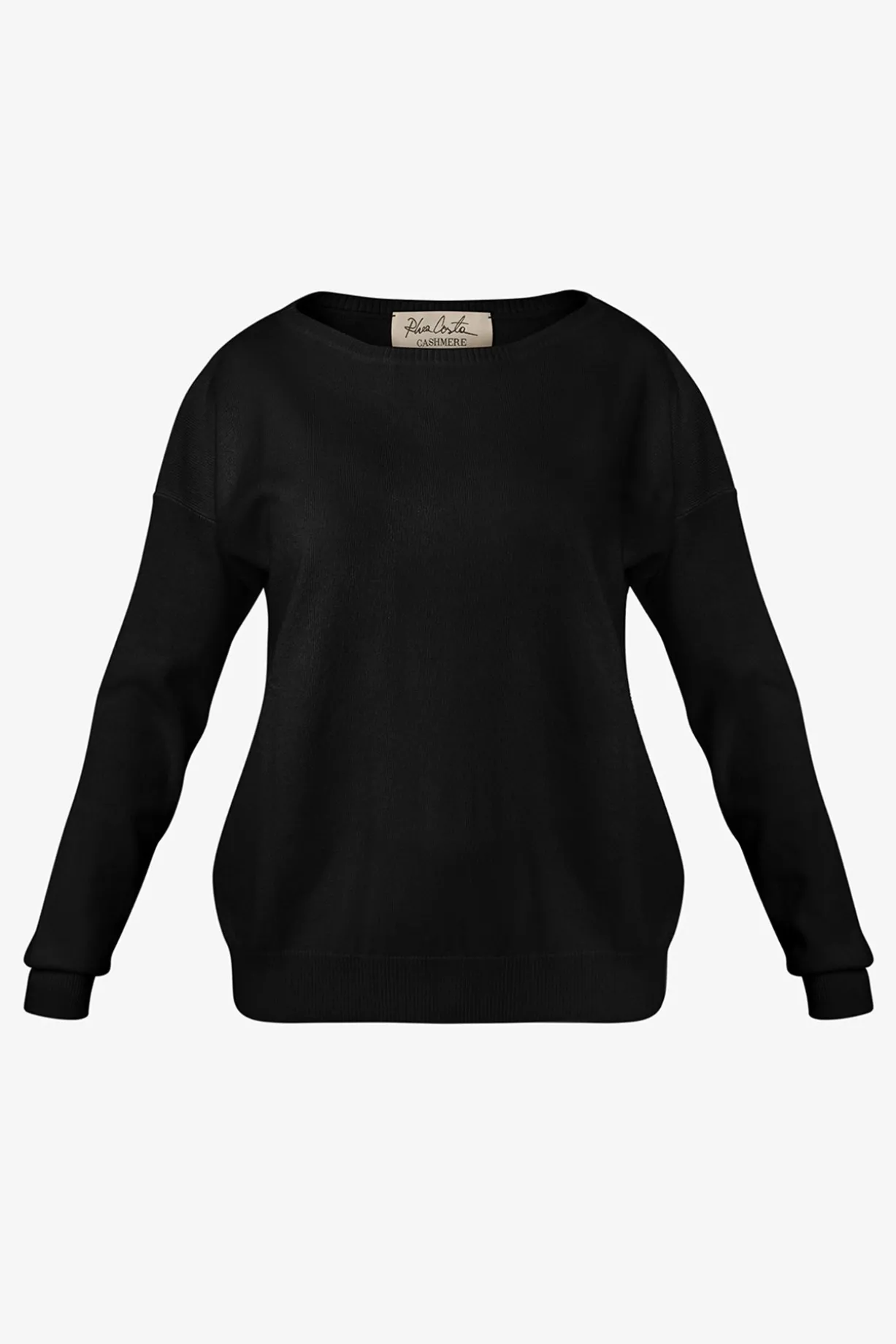 Rania Boat Neck Cashmere Sweater In Embassy