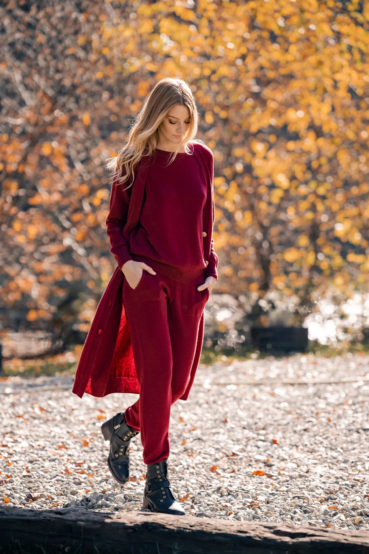Raphael Cashmere Track Pants