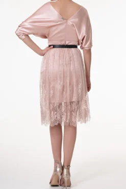 Reese Silk Top In Rose