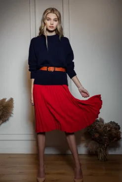 Sariel Cashmere and Silk-blend Sweater In Blue