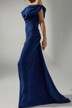Sylvie Long Dress In Sapphire