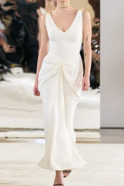Valeria Midi Dress In Off-White