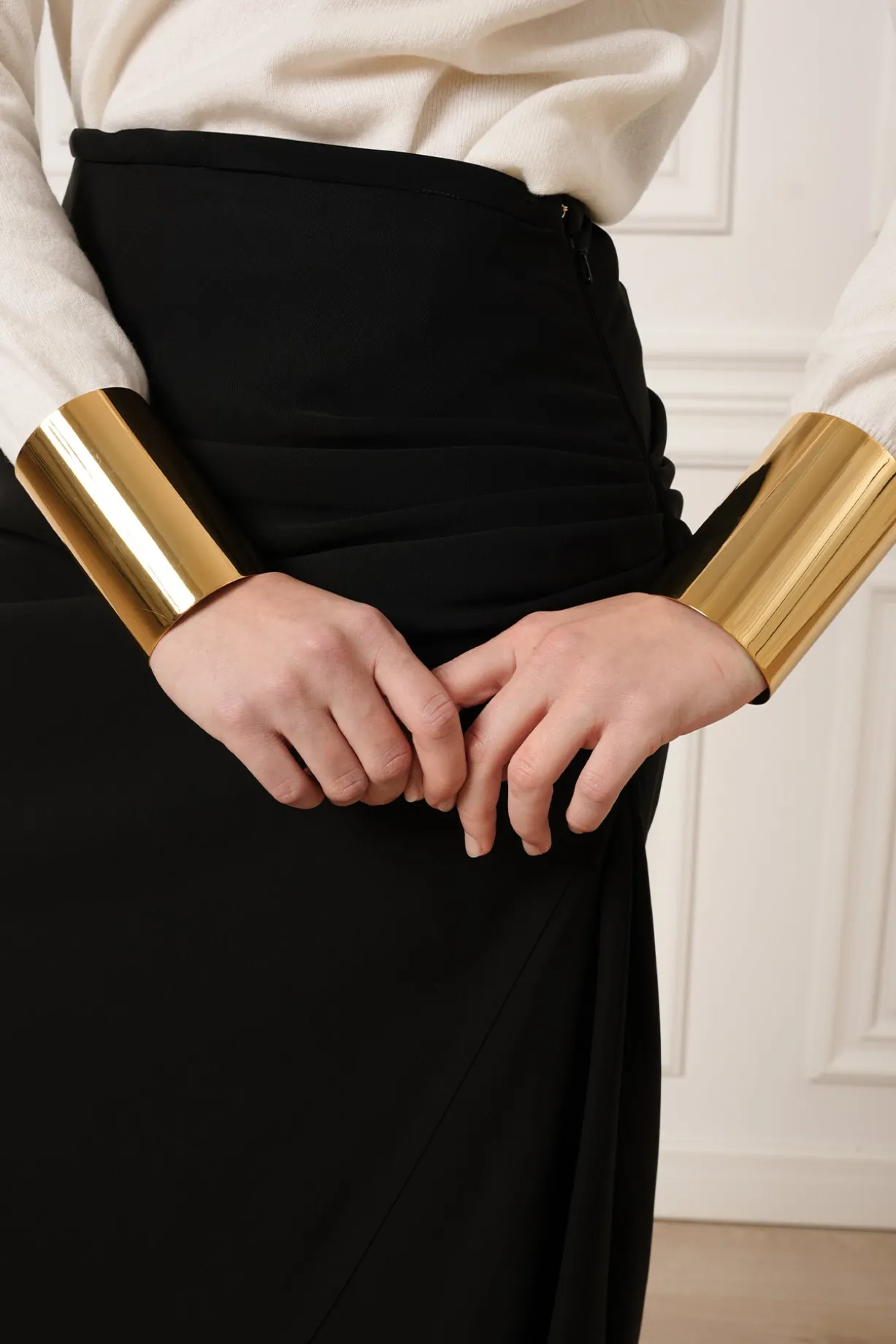 Xenis Cuff Bracelet In Gold-Plated