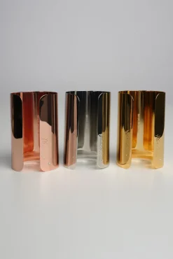 Xenis Cuff Bracelet In Gold-Plated