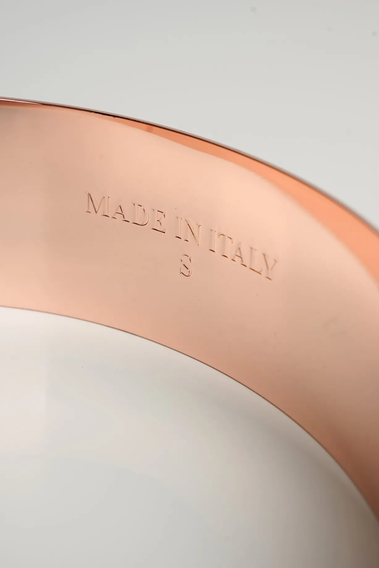 Xenis Full Metal Belt In Rose Gold-Plated