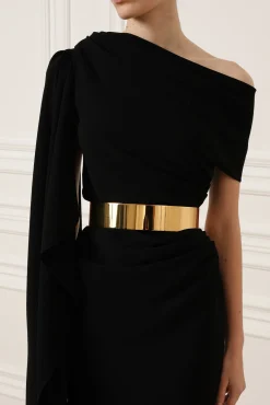 Xenis Full Metal Belt In Gold-Plated