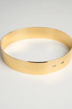 Xenis Full Metal Belt In Gold-Plated