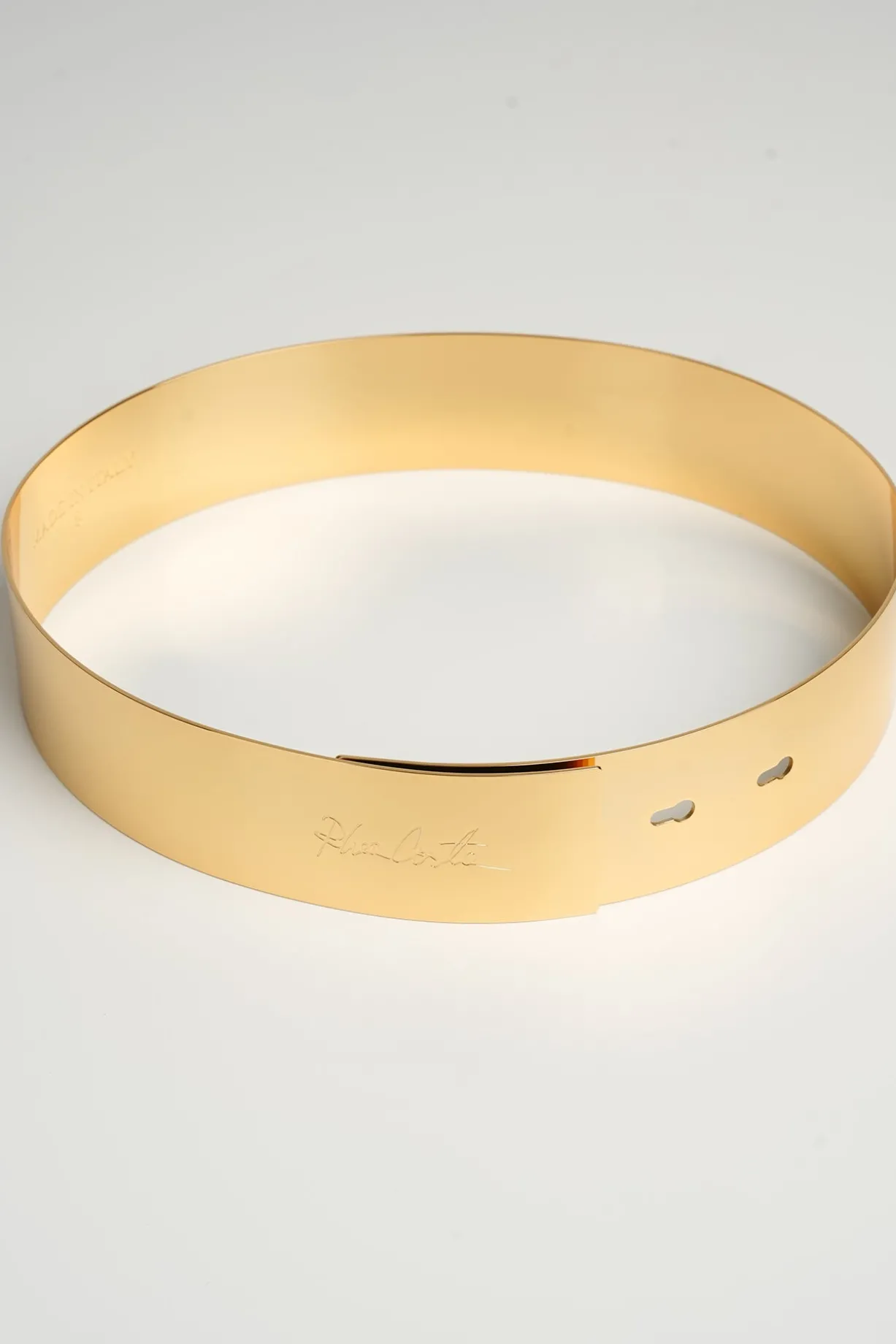 Xenis Full Metal Belt In Gold-Plated