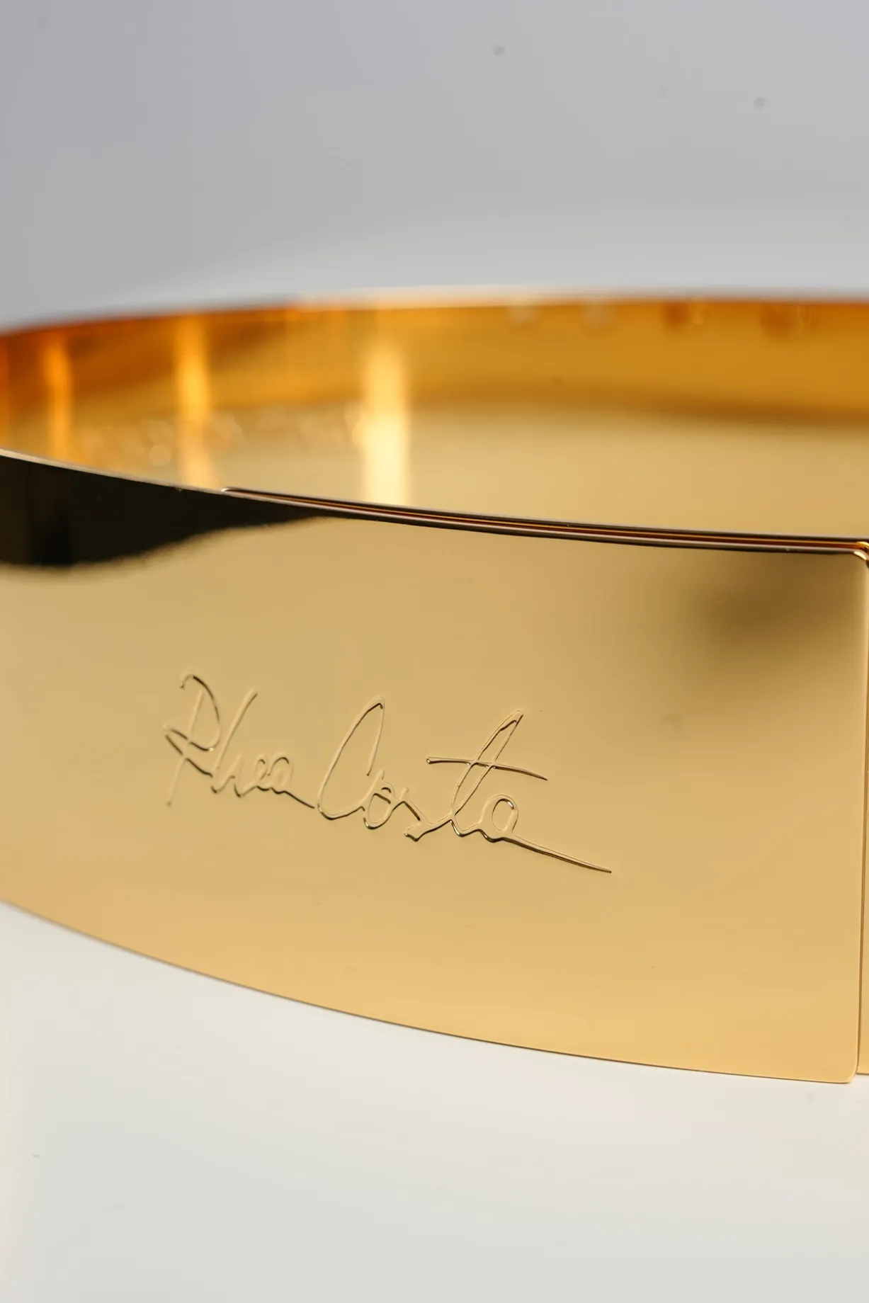 Xenis Full Metal Belt In Gold-Plated