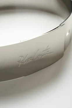 Xenis Full Metal Belt In Silver-tone