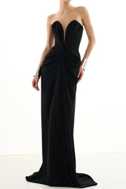 Yuno Long Dress In Black