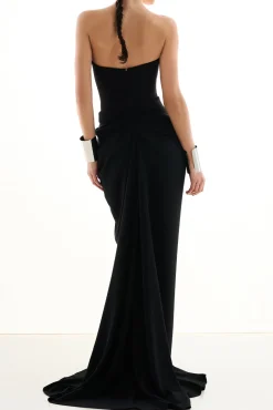 Yuno Long Dress In Black