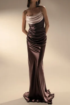 Zahra Dress In huckleberry-Blush