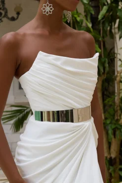 Zaira Long Dress In Off-White